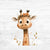 Bügelbild Flower Animals 10 - Giraffe