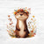 Bügelbild Flower Animals 14 - Otter
