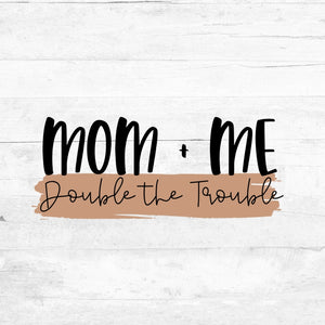 Bügelbild Mom & Me - Rainbow