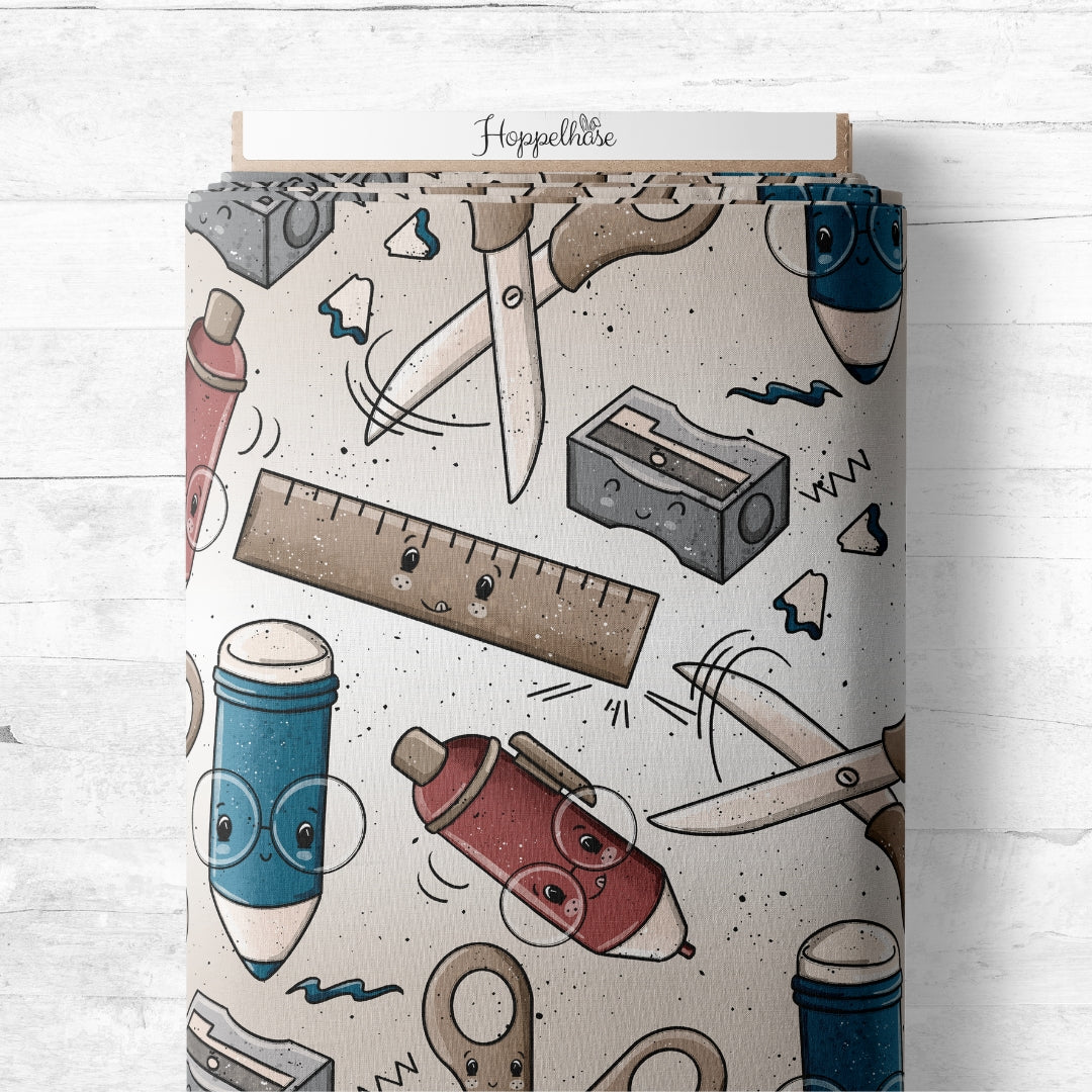 Schulstart  - Schreibzeug braun