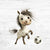 Bügelbild Fußball Tiere 8 - Pferd 2