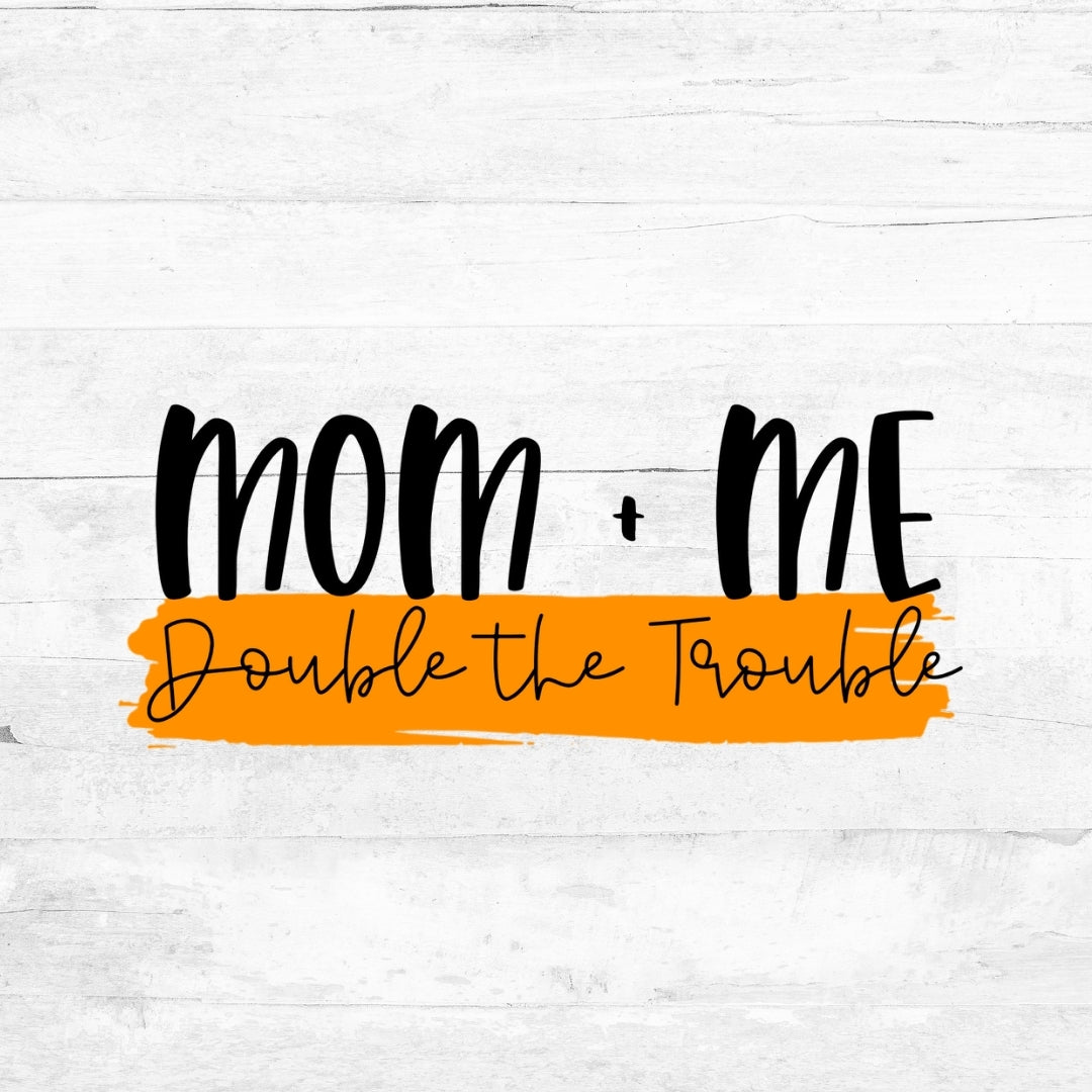 Bügelbild Mom & Me - Neon