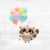 Bügelbild Tiere mit Ballons 1 - Waschbär