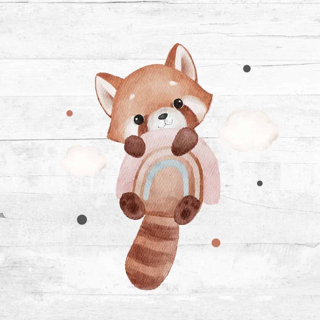 Bügelbild Red Panda 3