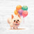 Bügelbild Tiere mit Ballons 8 - Hund
