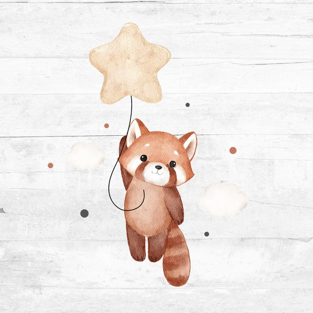 Bügelbild Red Panda 4