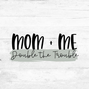 Bügelbild Mom & Me - Karamell und Schokolade