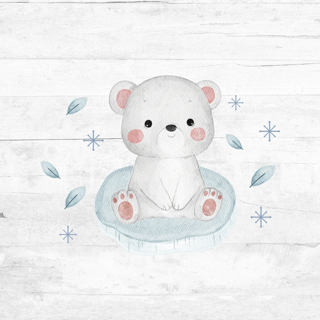 Bügelbild Winterwunderland 2  - Eisbär