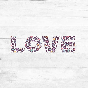 Bügelbild WildeLeos - Schriftzug Love 1