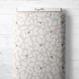 BigLeoHerzen beige/weiss