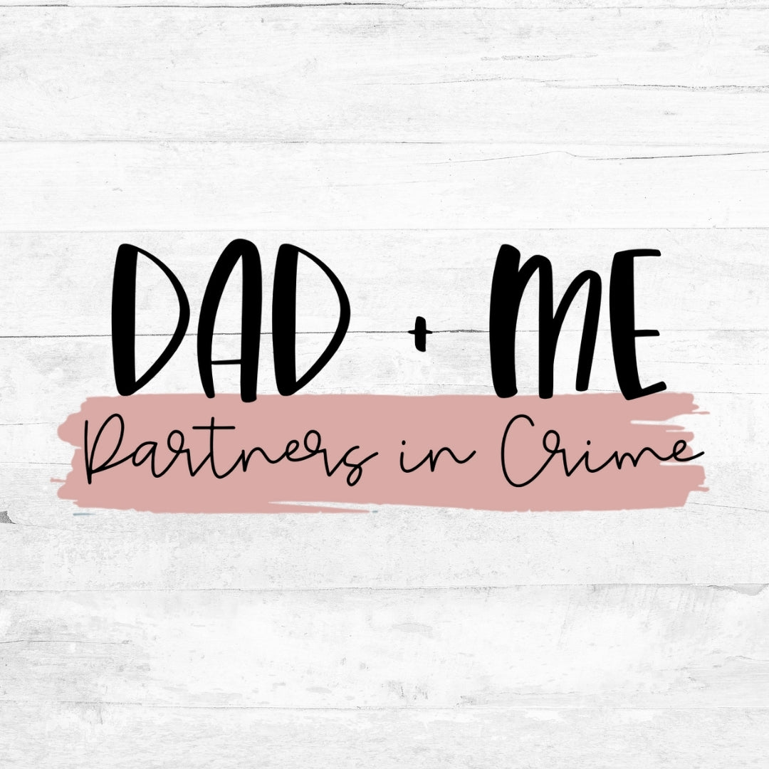 Bügelbild Dad & Me - Strawberry Milk