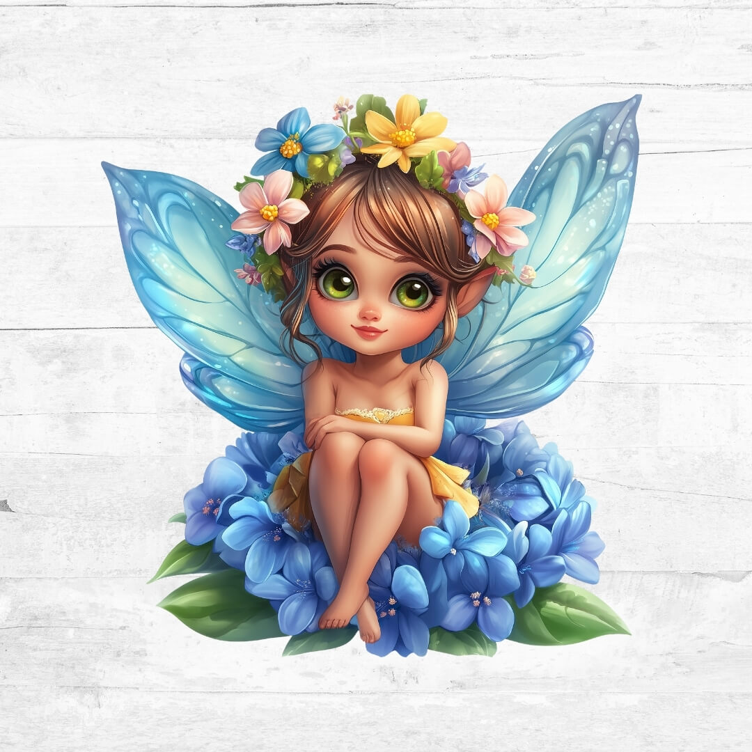 Bügelbild BlumenFeen 2