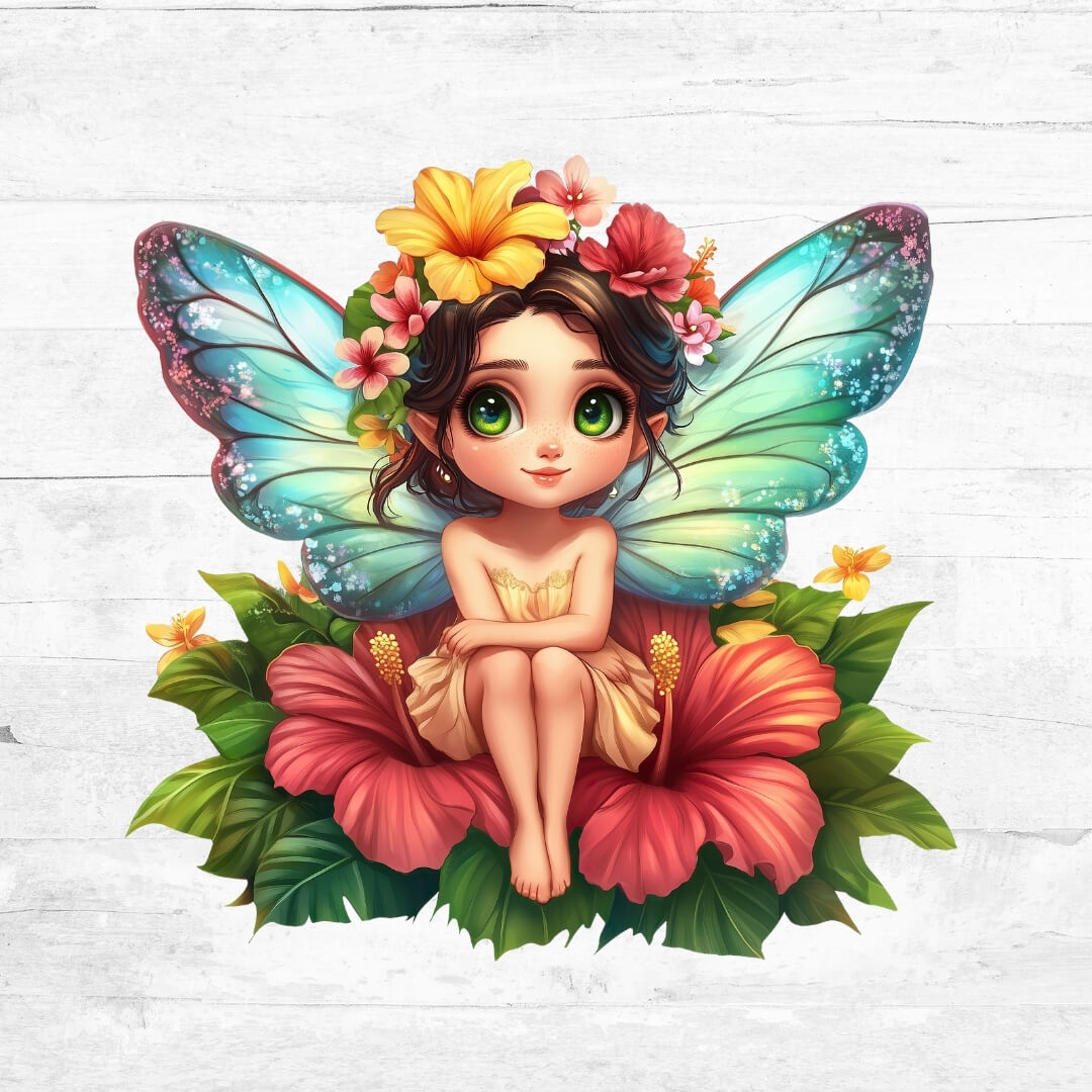 Bügelbild BlumenFeen 5