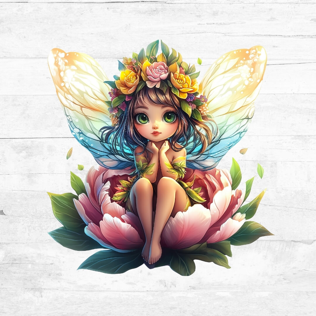 Bügelbild BlumenFeen 6