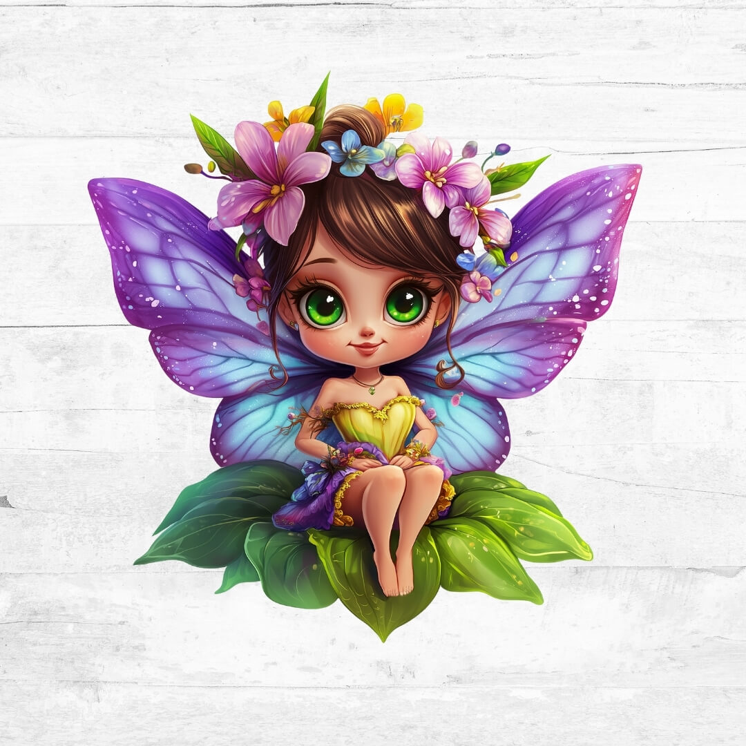 Bügelbild BlumenFeen 9