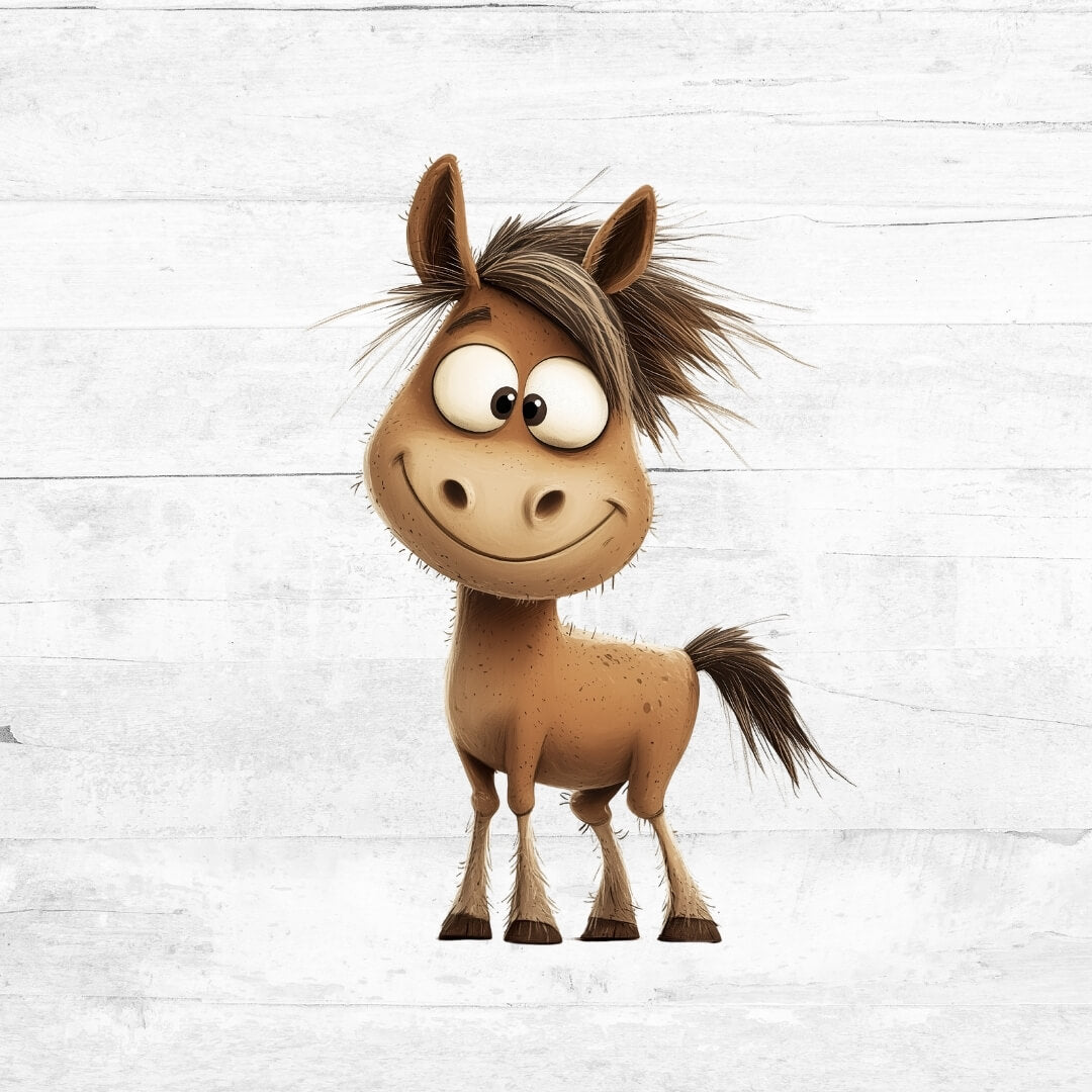 Bügelbild funny Animals 3 - Pferd 1