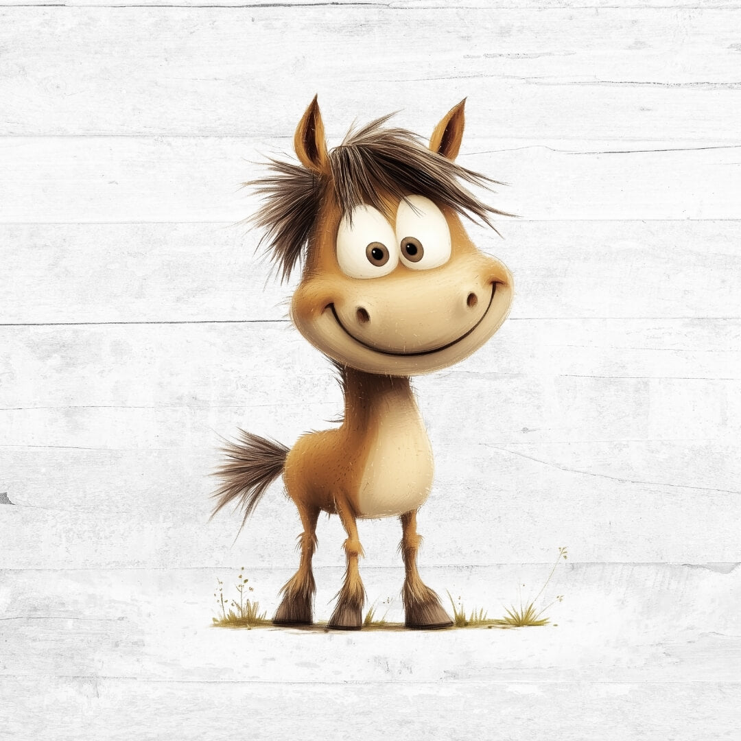 Bügelbild funny Animals 4 - Pferd 2