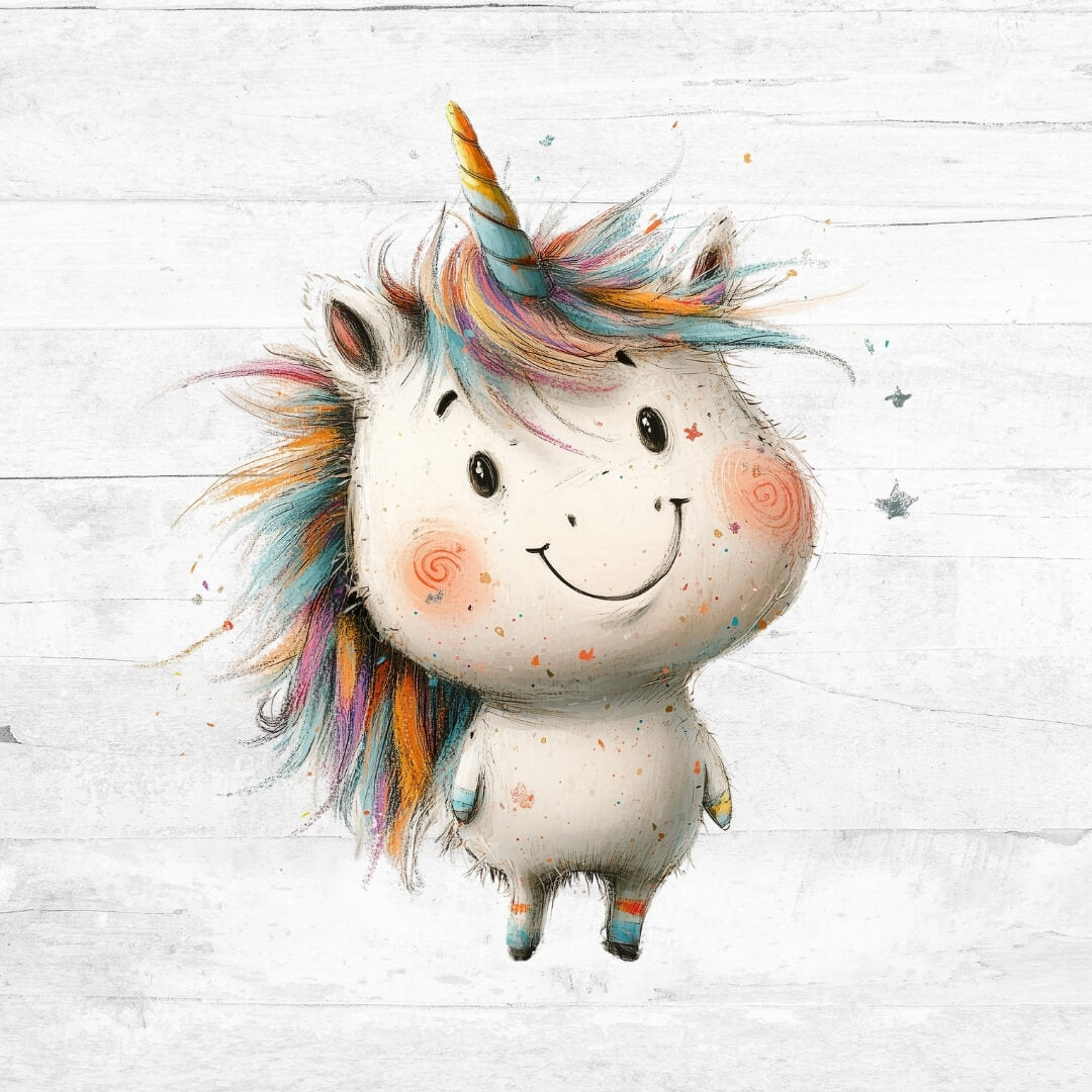 Bügelbild funny Animals 5 - Einhorn 1