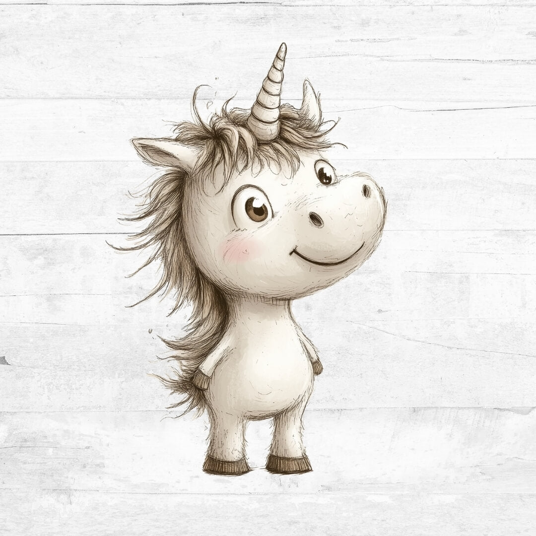 Bügelbild funny Animals 6 - Einhorn 2