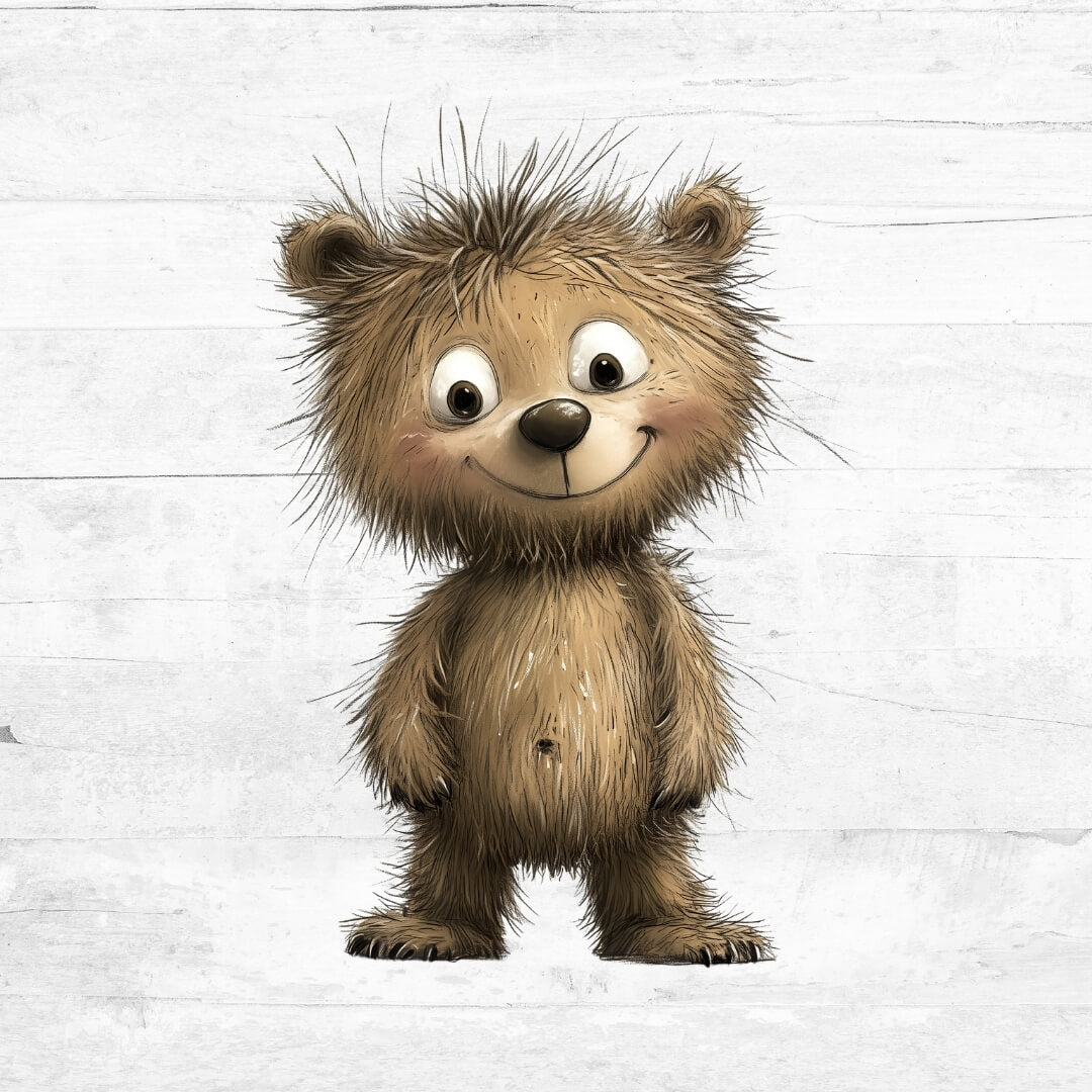 Bügelbild funny Animals 9 - Bär 2