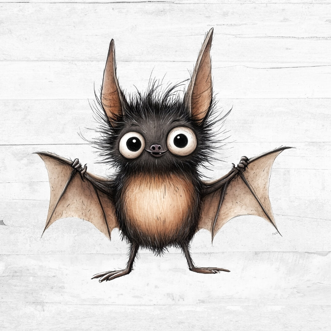 Bügelbild funny Animals 10 - Fledermaus