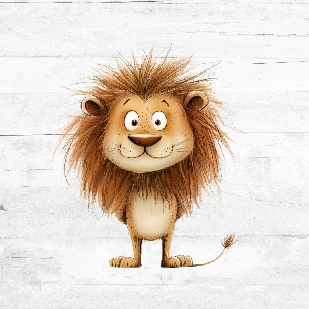 Bügelbild funny Animals 12 - Löwe