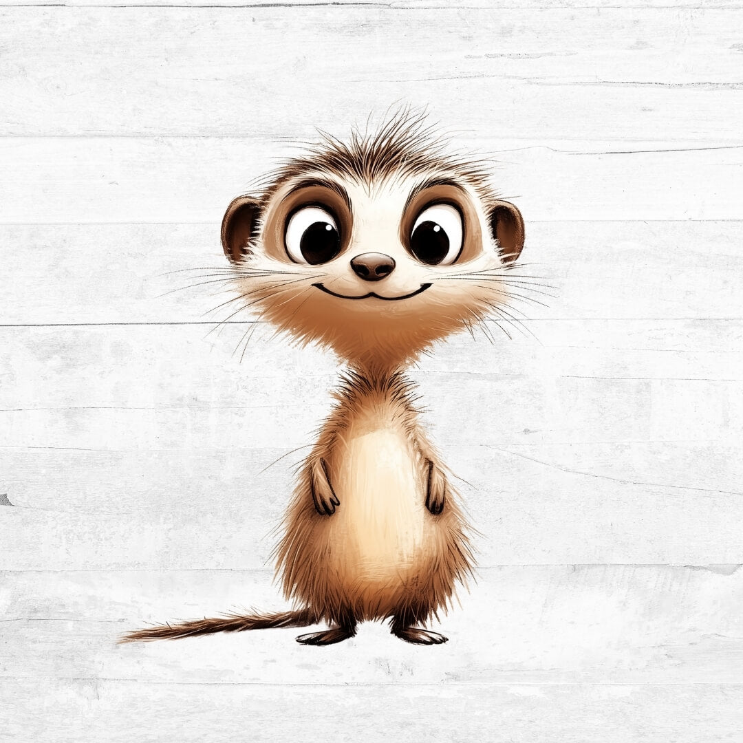 Bügelbild funny Animals 13 - Erdmännchen
