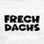 Bügelbild Schriftzug - Frechdachs