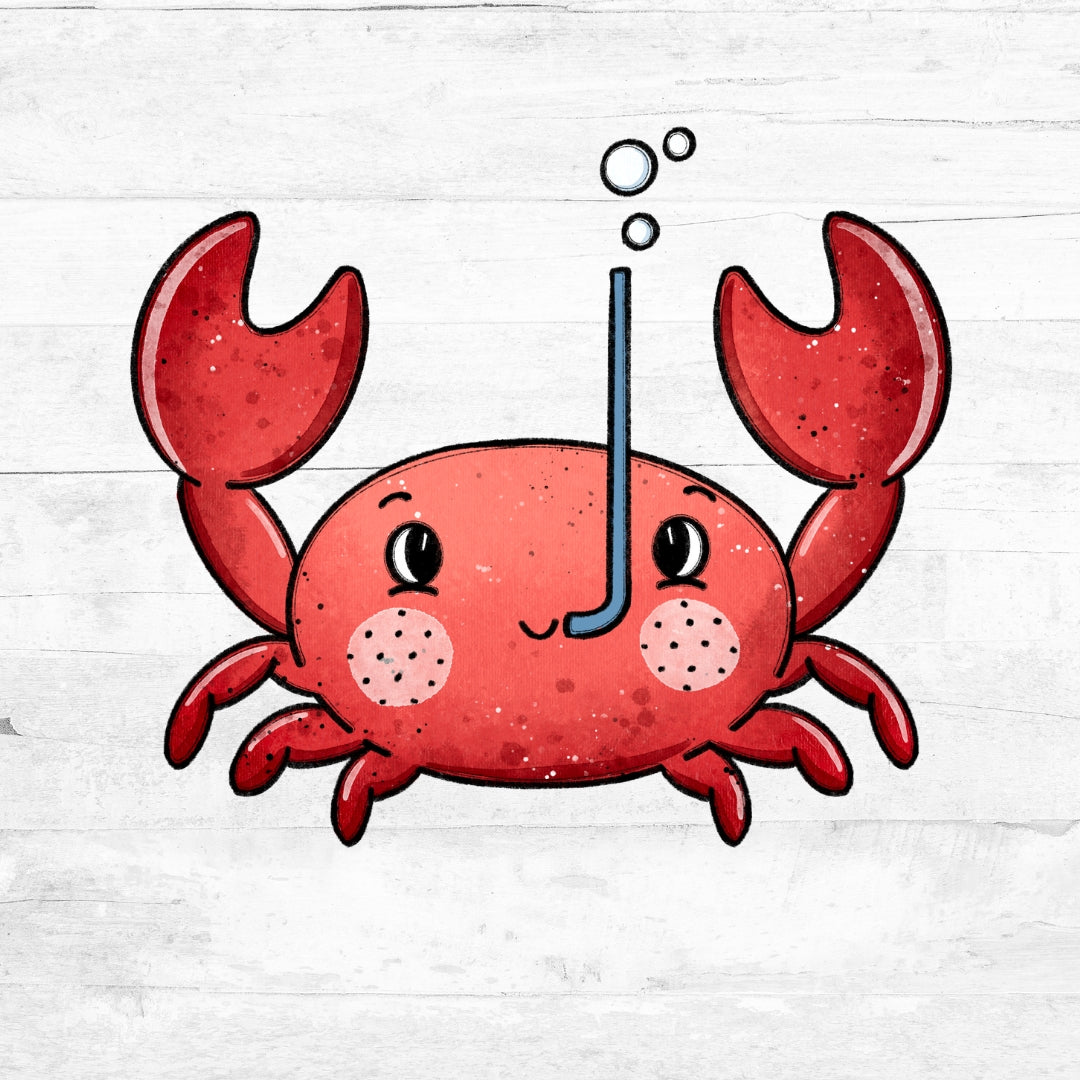 Bügelbild Kleine Krabbe 2