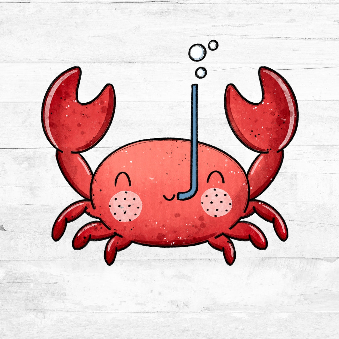 Bügelbild Kleine Krabbe 5