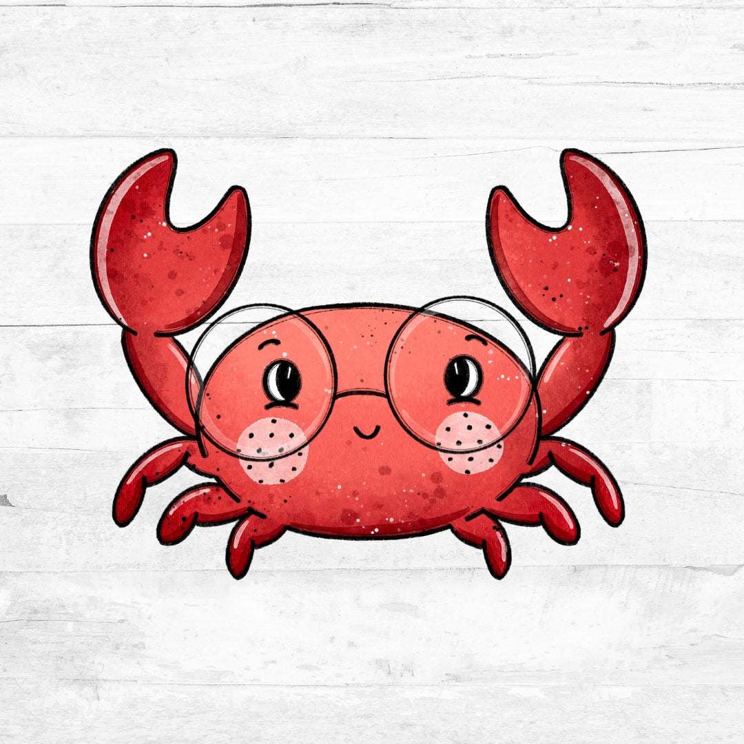 Bügelbild Kleine Krabbe 1