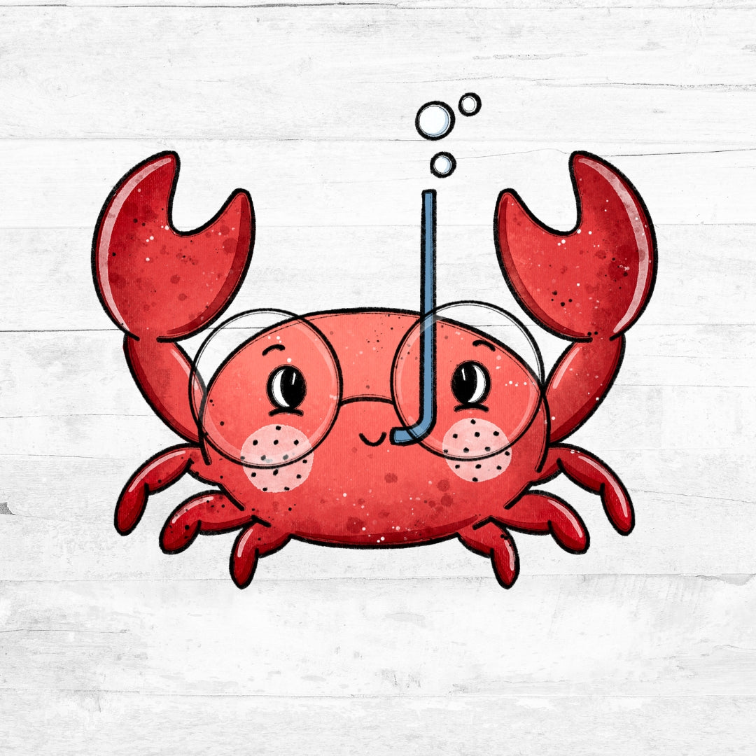 Bügelbild Kleine Krabbe 3