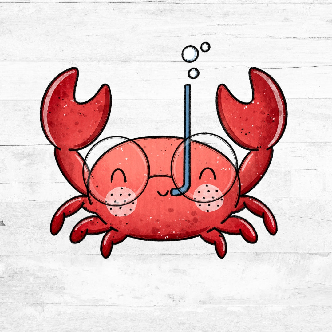 Bügelbild Kleine Krabbe 4