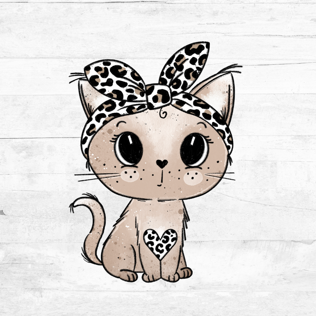 Bügelbild Leo Kitty