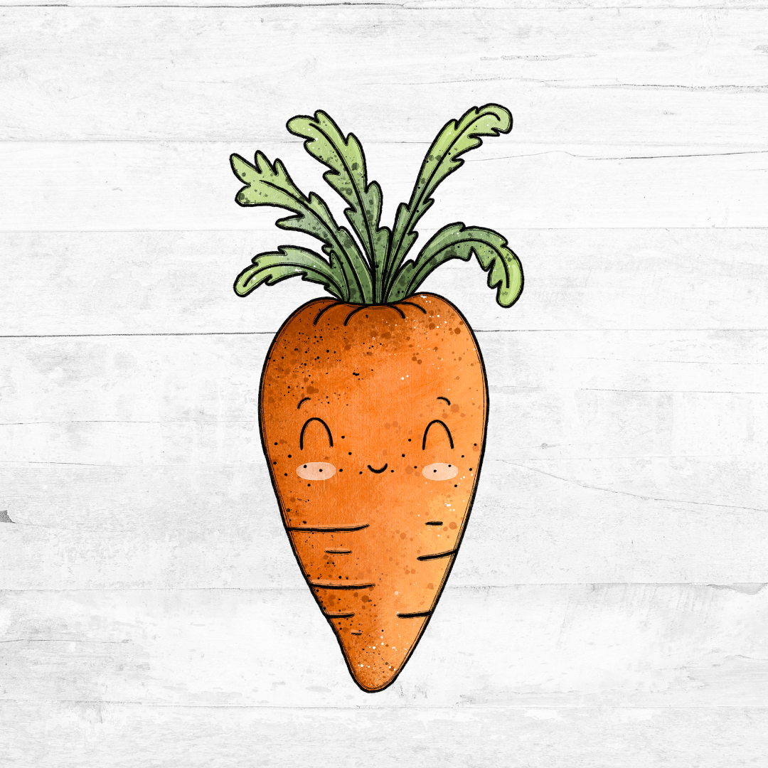 Bügelbild Karotten 2