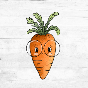 Bügelbild Karotten 3