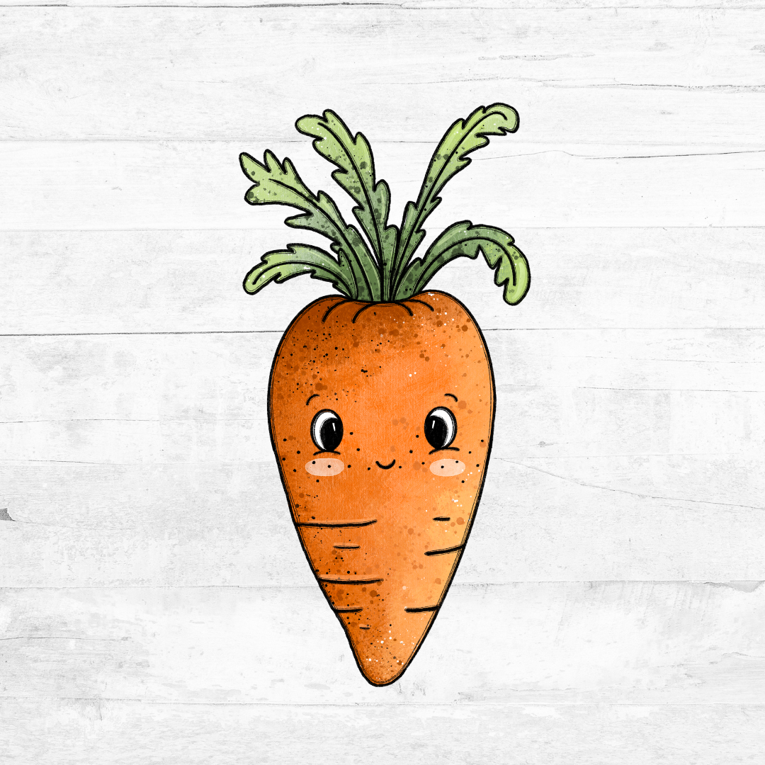 Bügelbild Karotten 4