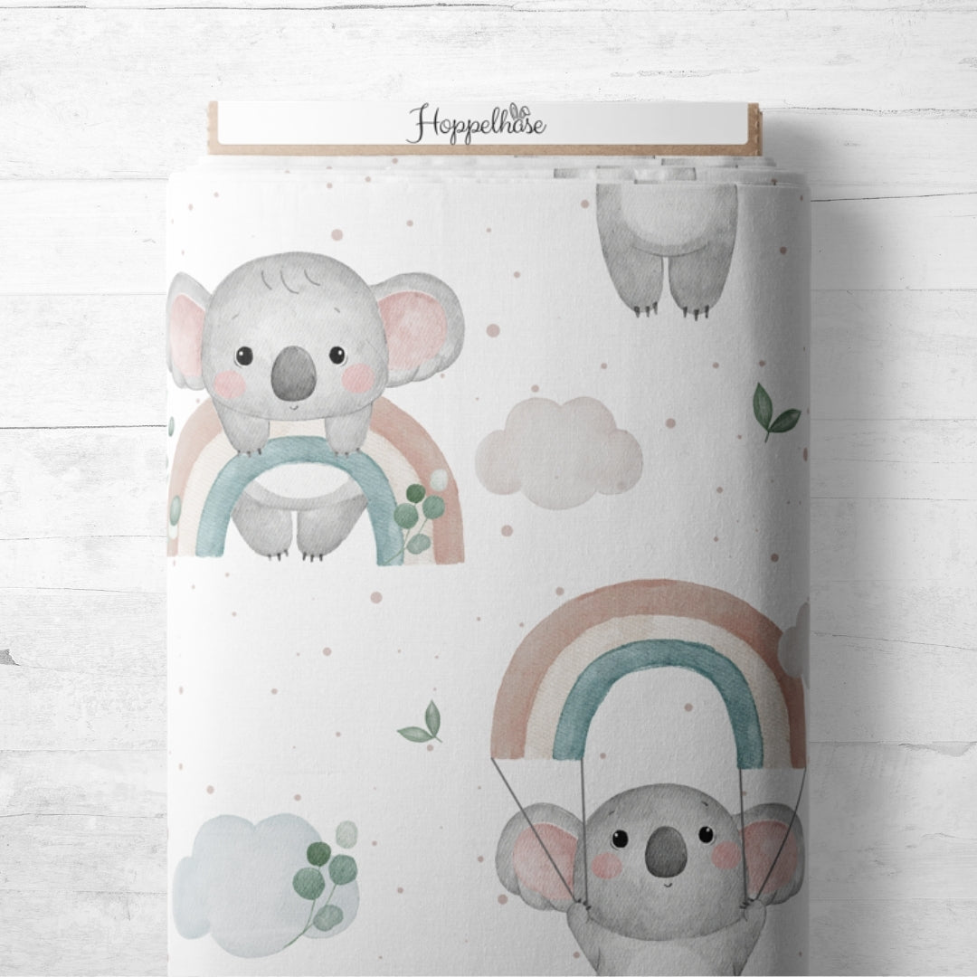 Koala mit Regenbogen