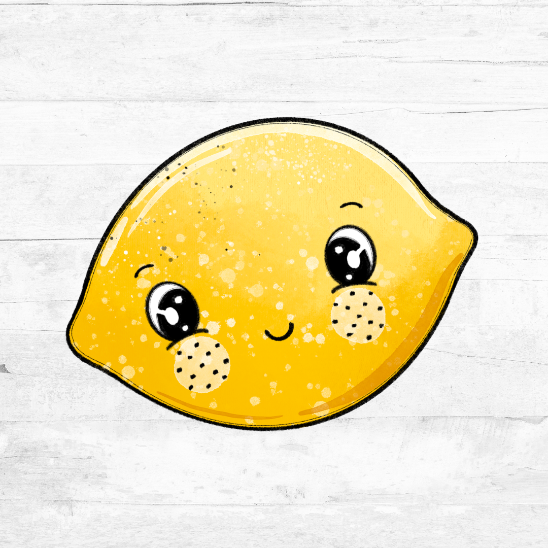 Bügelbild Zitrönchen 1