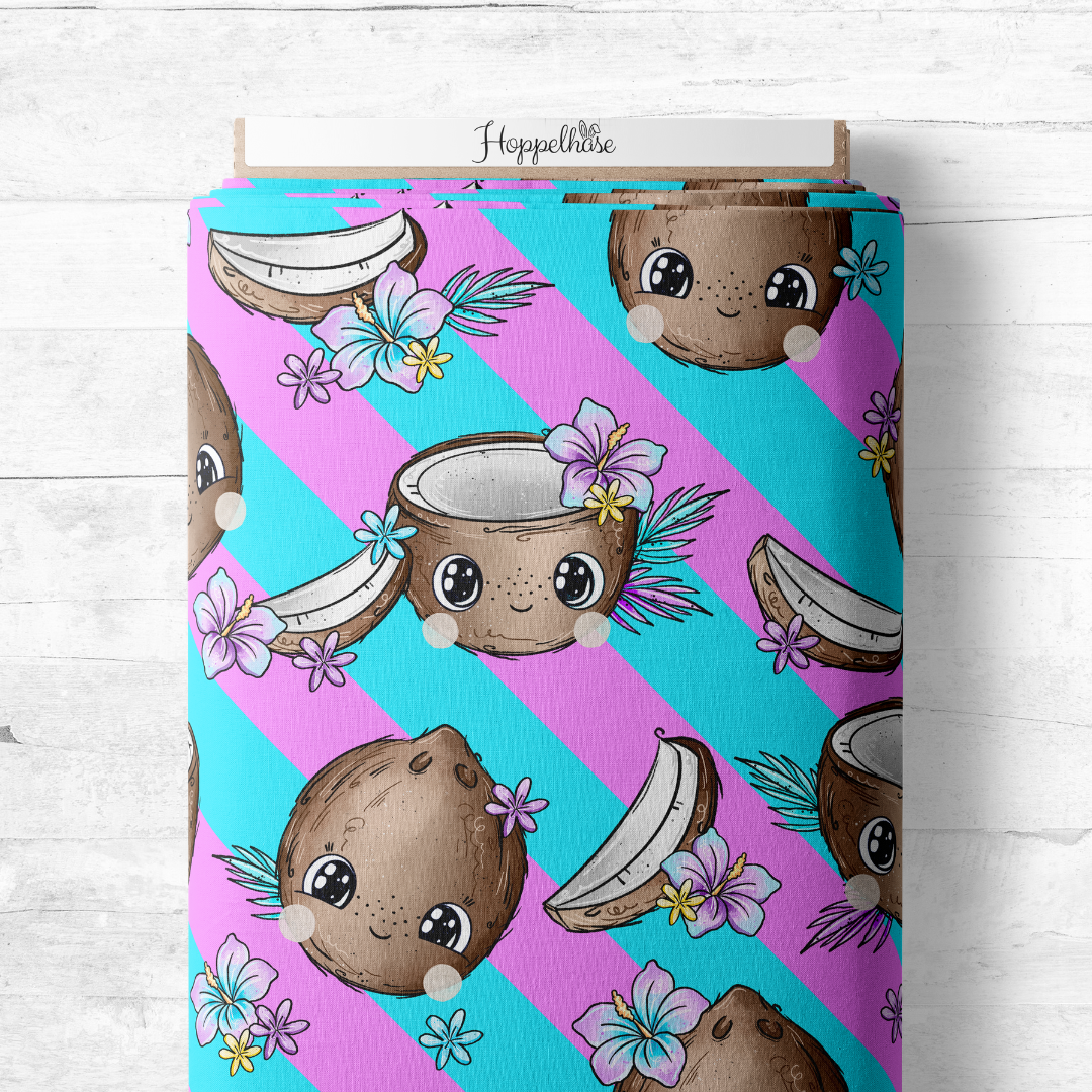 Kokosnüisschen Türkis/rosa