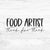 Bügelbild - Food Artist