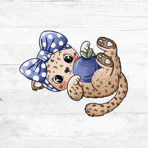 Bügelbild Leo Beere