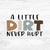 Bügelbild - a little Dirt never hurt - Ecru