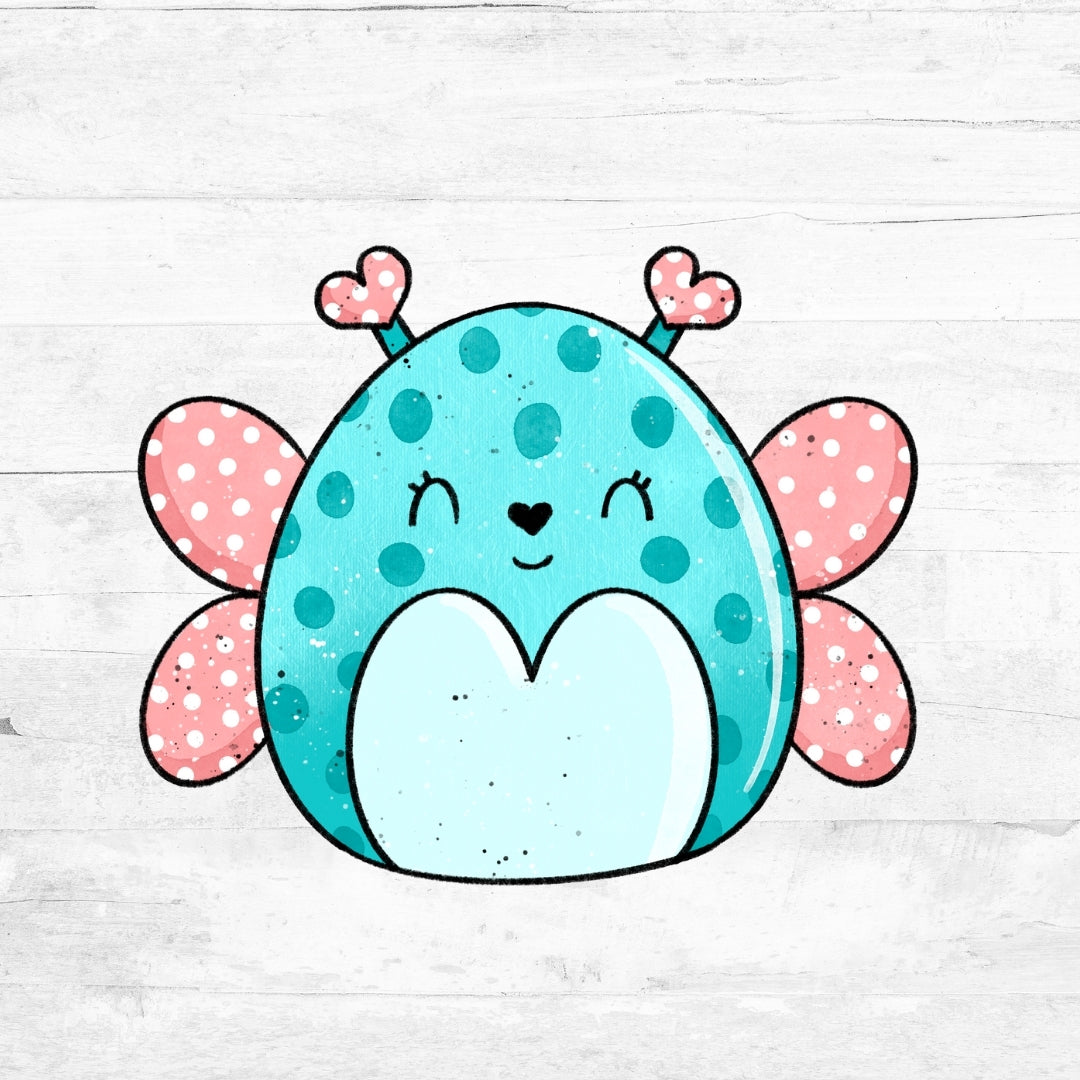 Bügelbild Flauschis - Schmettlerling