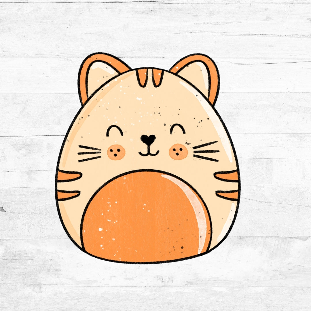 Bügelbild Flauschis - Katze