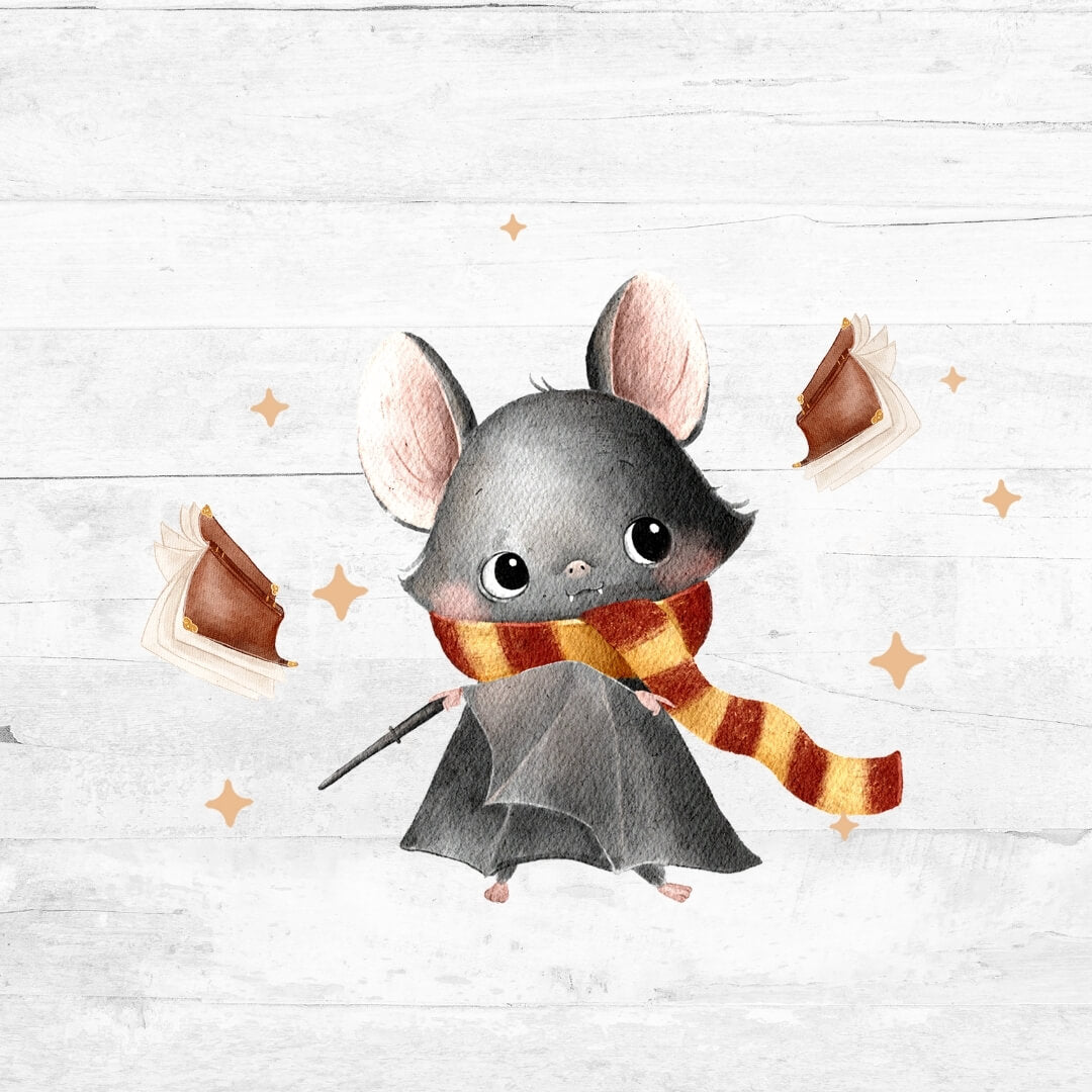 Bügelbild Bat Wizzard