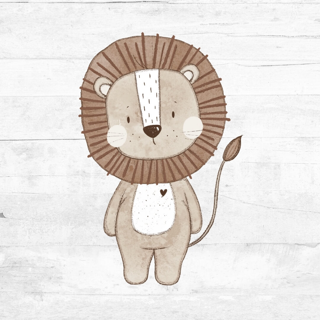 Bügelbild Dschungel Tiere - Löwe