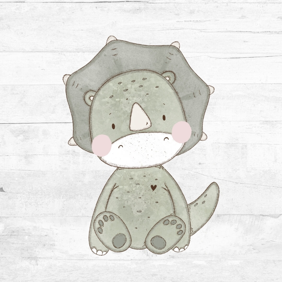 Bügelbild kleiner Dino