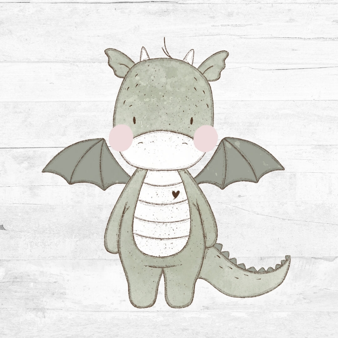 Bügelbild kleiner Drache