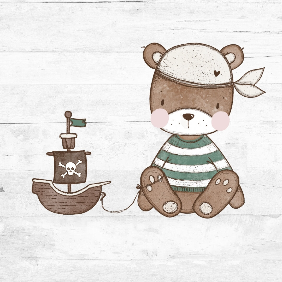 Bügelbild kleiner Pirat